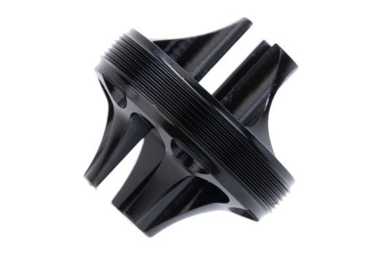 Rugged Suppressors 7.62 Flash Hider Front Cap with black finish